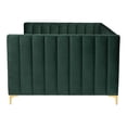 thumbnail image 2 of Baxton Studio Oksana Emerald Green Velvet and Gold Metal Full Daybed, 2 of 10