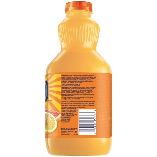 Sunny d 2024 orange juice