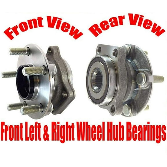 Front Left & Right Wheel Hub Bearings fits for Subaru Forester 09-13