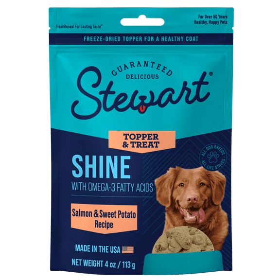 Stewart Freeze Dried Dog Food Topper Salmon & Sweet Potato 4 oz