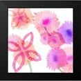 thumbnail image 2 of Kouta, Flora 15x15 Black Modern Framed Museum Art Print Titled - Pink Poppies II, 2 of 5