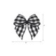 thumbnail image 2 of Uxcell 80Pcs Mini Lazo de Cinta Gingham de 1" de Tela de Satén para Manualidades DIY Negro y Blanco, 2 of 6