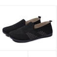 thumbnail image 5 of Plus Size Wide Width Shallow Cut Women's All Occasion Casual Shoes Comfortable Daily Wear Spring Summer Black 6, 5 of 9