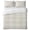 Beige, variant on Brown Woven Tweed Twin Duvet Cover Set, Rustic Rough Weave Burlap Texture Decorative 3 Piece Bedding Set with Zipper Closure Soft Breathable Microfiber Comforter Cover 2 Pillowcases