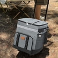 thumbnail image 1 of Glacière avec Roues, Glacière Roulante Isolée Polyvalente 35 L Grande Capacité avec Poignée Courroie pour Camping Plage, 1 of 7