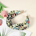 thumbnail image 6 of Unique Bargains 1 Pc Fashion Printed Knotted Headwrap for Women for Girls 5.91"x2.56" Black, 6 of 6