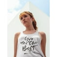thumbnail image 2 of Tank You Are The  Best Women -Image by Shutterstock, Female Small, 2 of 4