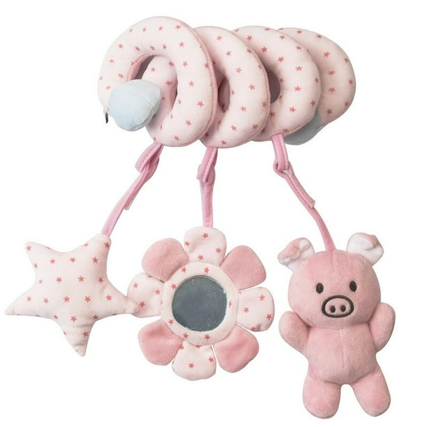 Sonajeros móviles para bebés, juguetes educativos para niños, actividad en espiral, cuna para niños pequeños, campana, cochecito, muñeca colganteQ1 zhangmengya unisex