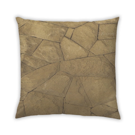 Ahgly Company Outdoor Square Contemporary Throw Pillow, 18 inch by 18 inch