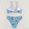 thumbnail image 6 of DHFJKG Bikini Sets For Women Boho Floral 2 Piece Swimsuit Adjustable Straps High Cut Sexy Bathing Suit Stylish Beachwear, 6 of 6