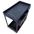 thumbnail image 2 of 2PC Under Organizer Rack 2 Tier Under Sliding Cabinet Basket Organizer Drawer With 4 Hooks Multi Purpose Under Storage For Bathroom Kitchen Desktop（Black）, 2 of 7