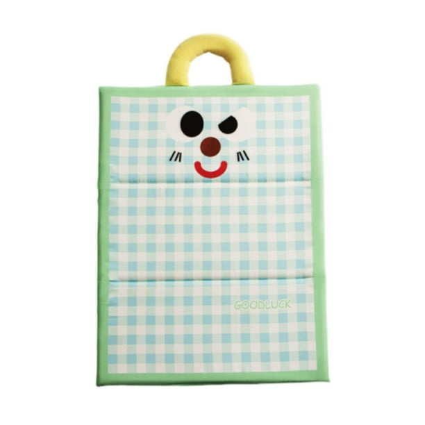 Colchón para dormir para perros y gatos, de seda fría, impermeable, para interiores y exteriores Azul M