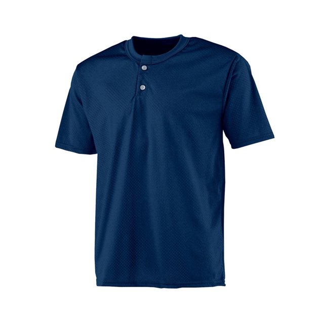 N4130 A4 2 BOTONES MALLA HENLEY NAVY XL Nave de la gota A4