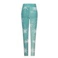 thumbnail image 4 of Mingw Yoga Pants for Women Party Christmas Snowflake Graphic Leggings High Waist Tummy Control Trousers,Multicolor,M, 4 of 5