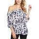 thumbnail image 1 of 1.STATE Blusa de punto transparente para mujer, azul, grande 1.STATE  Tejer, 1 of 1