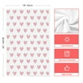 thumbnail image 5 of Sm:)e Valentine's Day Kitchen Dish Towels, 18x26 Inch, Set of 2, Pink Hearts, 5 of 6
