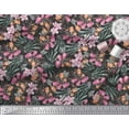 thumbnail image 2 of Soimoi Rayon Fabric & Orchids Floral Print Fabric by The Yard 42 Inch Wide, 2 of 3