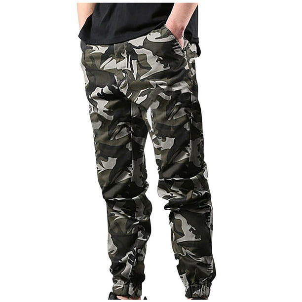 Sweatpants for Men Casul Plus Size Camouflage Outdoor Fitness Jogging ...