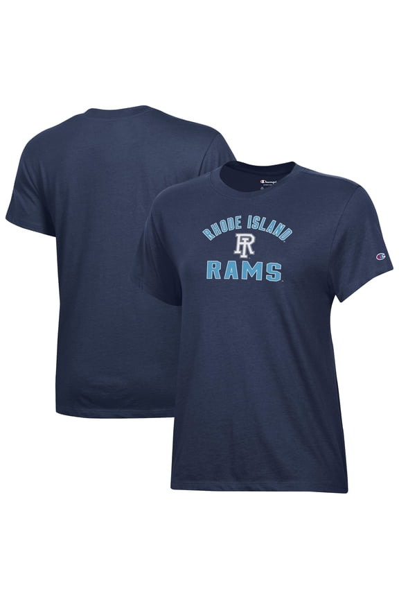 Women's Champion  Navy Rhode Island Rams Core T-Shirt