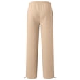 thumbnail image 6 of Hudaneo Teen Boys Baggy Straight Leg Sweatpants Open Bottom Drawstring Waist Pockets, 5-16 Years, 6 of 7