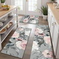 thumbnail image 2 of Pioneer Flower Floral Print Pattern Kitchen Rugs Sets Of 3,Kitchen Runner Rugs Non Skid Washable,Decorative Kitchen Floor Mats for Kitchen,Sink,Laundry,17"x30"+ 17"x47" + 17"x59", 2 of 6