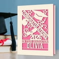thumbnail image 2 of CCOCC Graduation Cards Personalized Graduation Gifts Congratulations Card Grad Cards Paper Cut Grad Card for High School College Her Him Son Daughter Classmate, 2 of 7