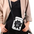 thumbnail image 4 of HELLHERO Schnauzer Pattern Crossbody Small Bags Unique Gift, Double Zipper for Outdoor Holiday Travel, Daily Commute or Casual Outings, 4 of 7