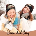 thumbnail image 4 of Easygdp Gothic Skull With Roses Winter Beanie for Men Women Beanie Knit Hat Cuffed Cap Beanie Knit Chunky Snow Cap, 4 of 6