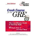 thumbnail image 1 of Pre-Owned Crash Course for the GRE, Second Edition (Paperback) 0375763635 9780375763632, 1 of 1