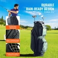 thumbnail image 3 of Bolsa para carrito de golf VEVOR con divisor organizador de 14 posiciones en la parte superior, color verde militar, 3 of 9
