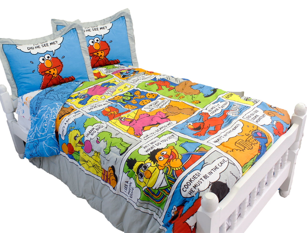 Jay Franco And Sons 17180776 Sesame Street Full Comforter Set Elmo