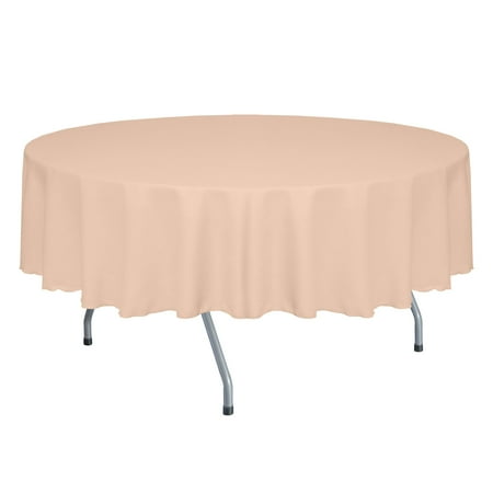 

Ultimate Textile Faux Burlap - Havana 84-Inch Round Tablecloth