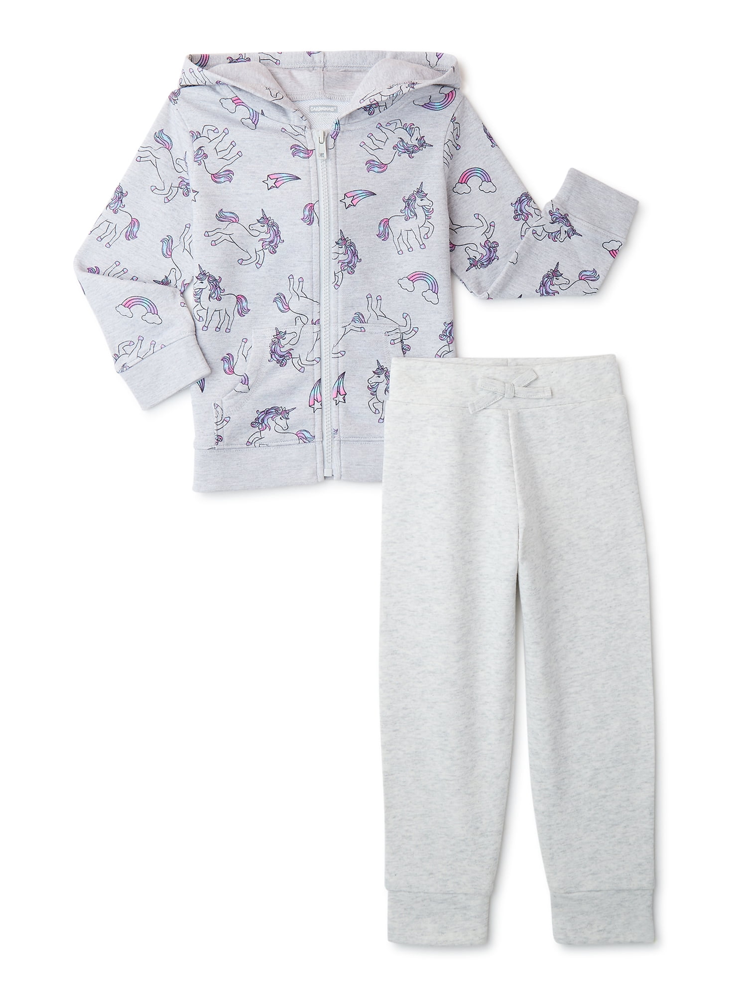 Garanimals Baby and Toddler Girls Mix & Match Outfits Kid-Pack, 10-Piece Set, Sizes 12M-5T