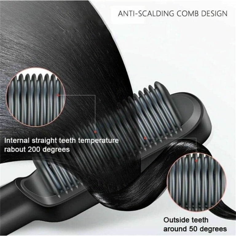 Nifei Ionic Hair Straightener Brush Hair Straightening Iron  display picture 3