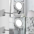 thumbnail image 2 of Feelglad Wall Mounted Makeup Mirror, 10x Magnifying Double Sided Led Lighted Mir, 2 of 5