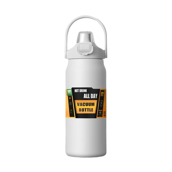 Maytalsory Takeya Water Bottle 40 Oz With Insulated Technology BPA-free Capacity Options white 1500ml