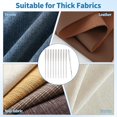 thumbnail image 4 of 100 Pcs Sewing Machine Needles, 100/16 Universal Jeans & Leather Sewing Machine Needles for Thickened Fabrics, Heavy Duty Household Compatible with Singer, Janome, Brother Sewing Machine, 4 of 7