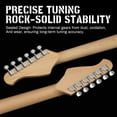 thumbnail image 5 of AODSK 39" Beginner Electric Guitar Full Size Kit with Amp, SSS Pickup, Solid Wood Body, Digital Tuner, Six Strings, Four Picks, Tremolo Bar, Strap, Gig Bag, 5 of 9