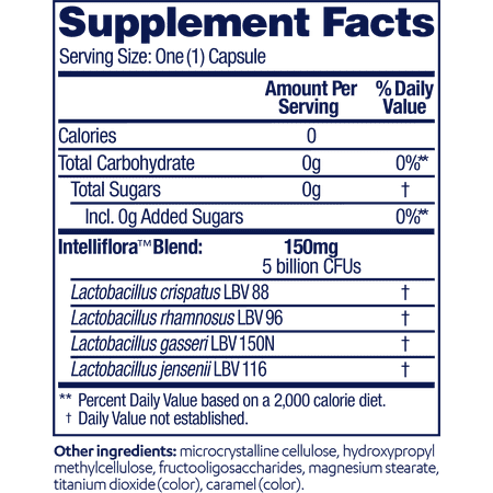 AZO Vaginal Health Probiotic Supplement Capsules for Female Balance, Adult, 14 Count