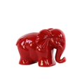 thumbnail image 1 of Benzara Figurine d'Éléphant Debout Moderne BM133611&44; Rouge - Petit, 1 of 1