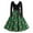 Dark Green, variant on Women's Fashion Elegant Autumn and Winter Long Sleeve V-Neck Christmas Print Dress for Holiday Parties and Casual Wear, Stylish Women's Seasonal Dress,Wine,2XL