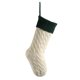 thumbnail image 1 of Xiao Hua 3 medias navideñas grandes, paquete de 4, de 18 pulgadas, tejidas con cable, personalizadas en burdeos para fiestas navideñas familiares, decoraciones clásicas, verde y blanco., 1 of 4
