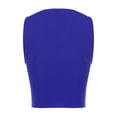thumbnail image 2 of HULIJA Women's Regular Fitted Vest Solid Business Dress Suits Button Down Waistcoat V Neck Sleeveless Blue S, 2 of 7