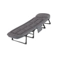 thumbnail image 2 of Cama plegable para siesta, cuna de Camping, silla multiusos para Patio, cama con respaldo, tumbona de oficina para acampar al aire libre, playa,, 2 of 8