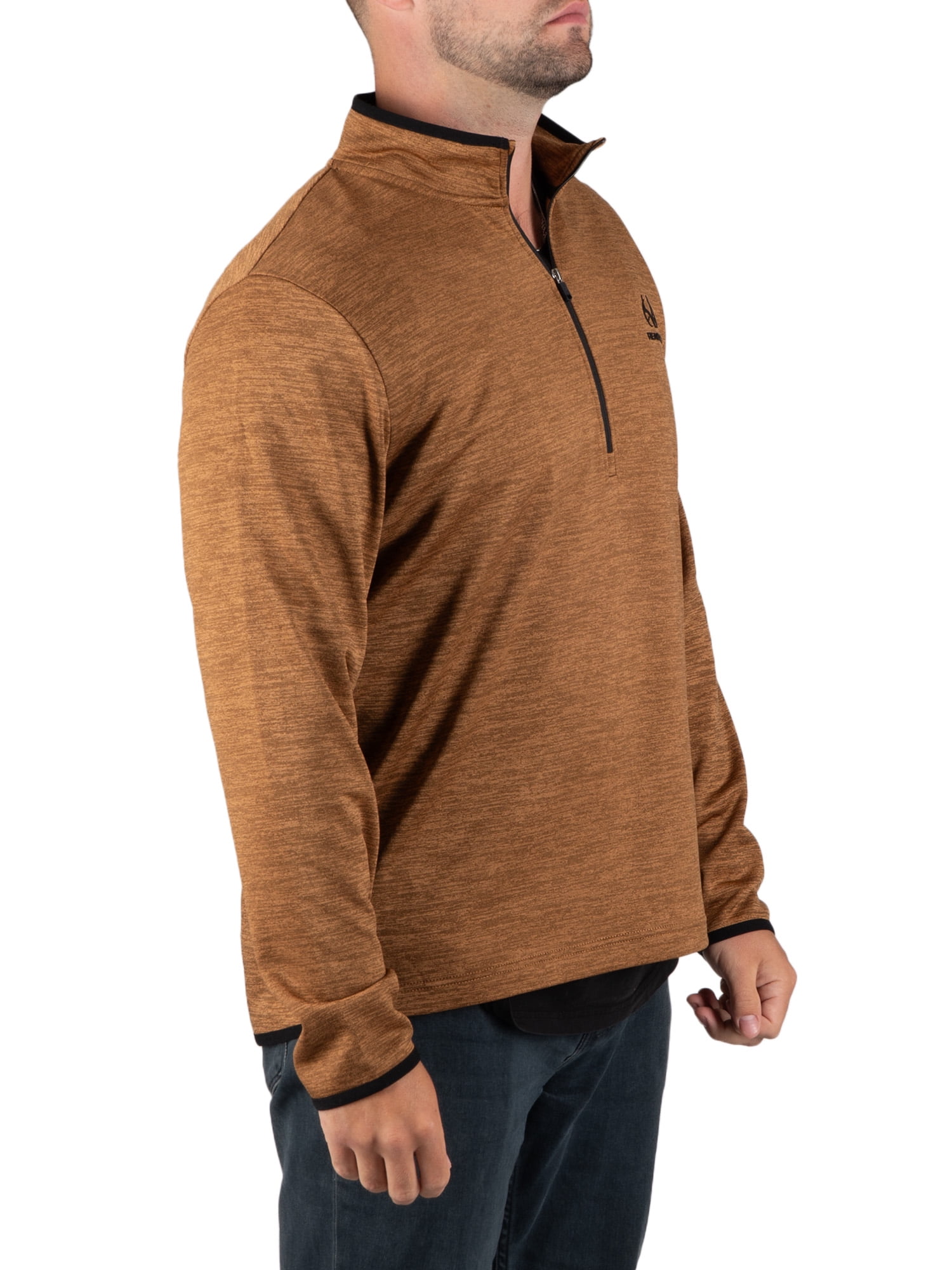 Realtree Men's Fleece Quarter Zip Pullover Sweatshirt, Sizes S-2XL