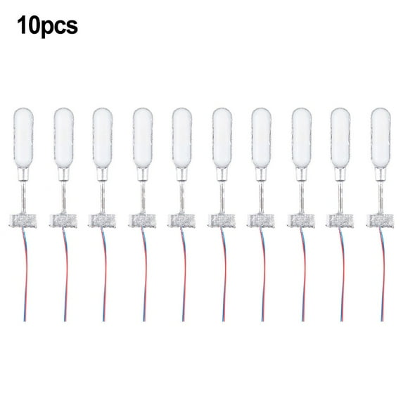 10pc Model Railway Antique Lamp Garden Street Light Track N Kit Platform Light LED 28mm For Children Under 14 Years Model