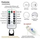 thumbnail image 5 of Guirnalda de cortina de 6 x 3 m/3 x 3 m para ventana, luces de hadas con alimentación por USB, guirnalda de luces LED con control remoto para Año Nuevo, decoración navideña, 5 of 5