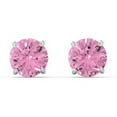thumbnail image 1 of Boucles d'Oreilles Clous Solitaire de 1 Carat en Or Blanc 10 K, 1 of 2