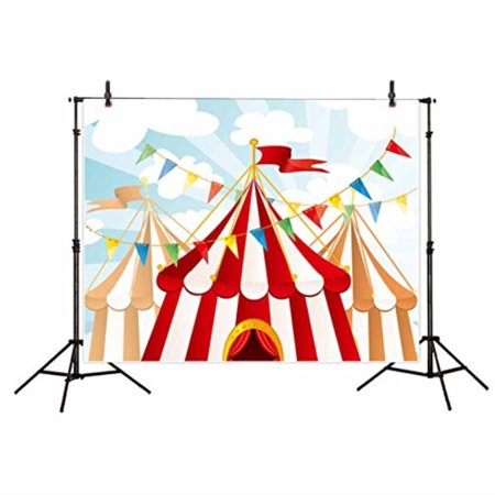 Funnytree Cartoon Circus Party Photography Background Backdrops