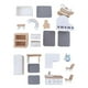 thumbnail image 1 of 2 juegos de muebles de casa de muñecas de madera, modelo de accesorios de simulación, bricolaje, hechos a mano Cuarto de Niños y Cocina, 1 of 9